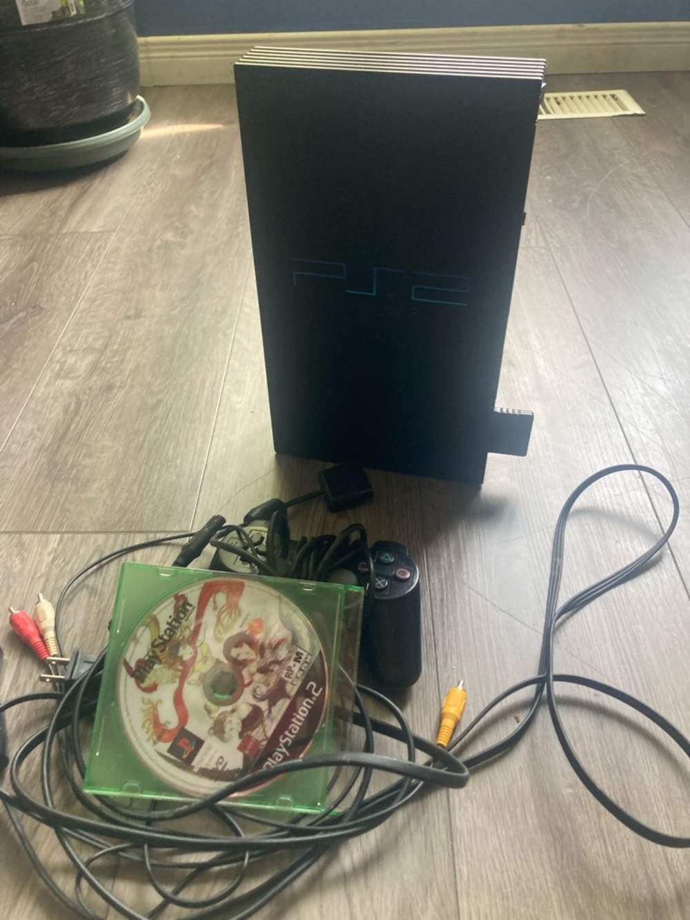 Sony PlayStation 2 Console with M card Controller and Disc Tested it Works 👍